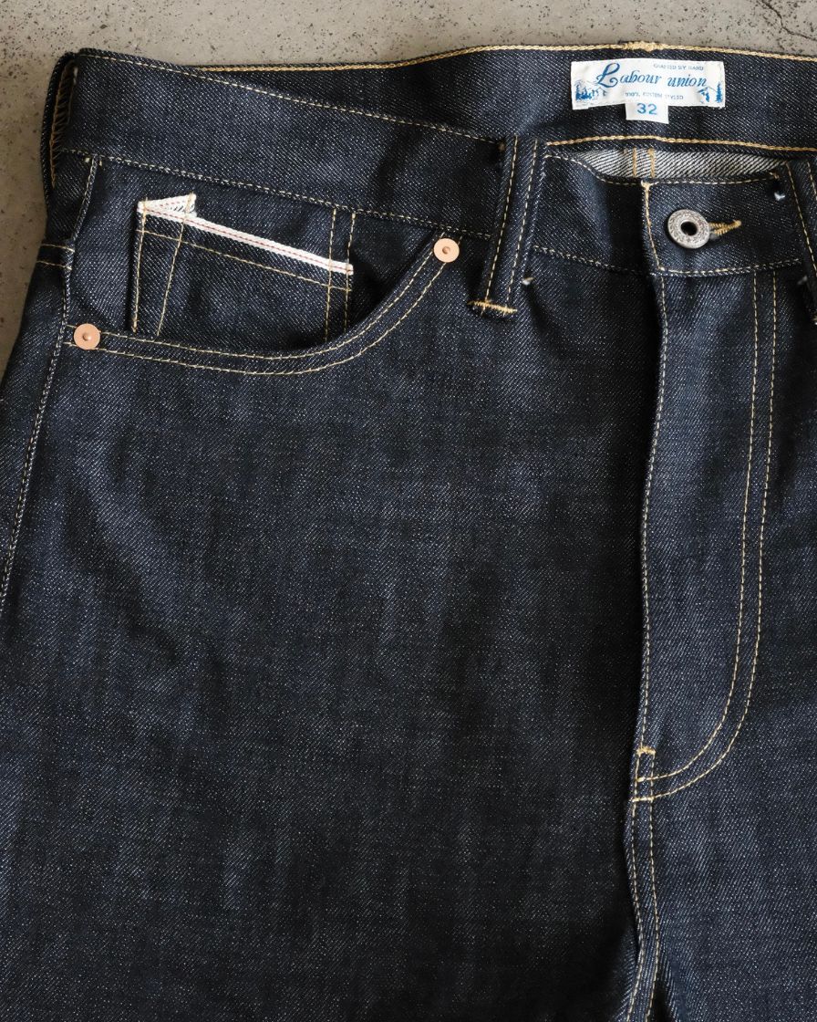 Flared Raw Denim Jeans - Image 6