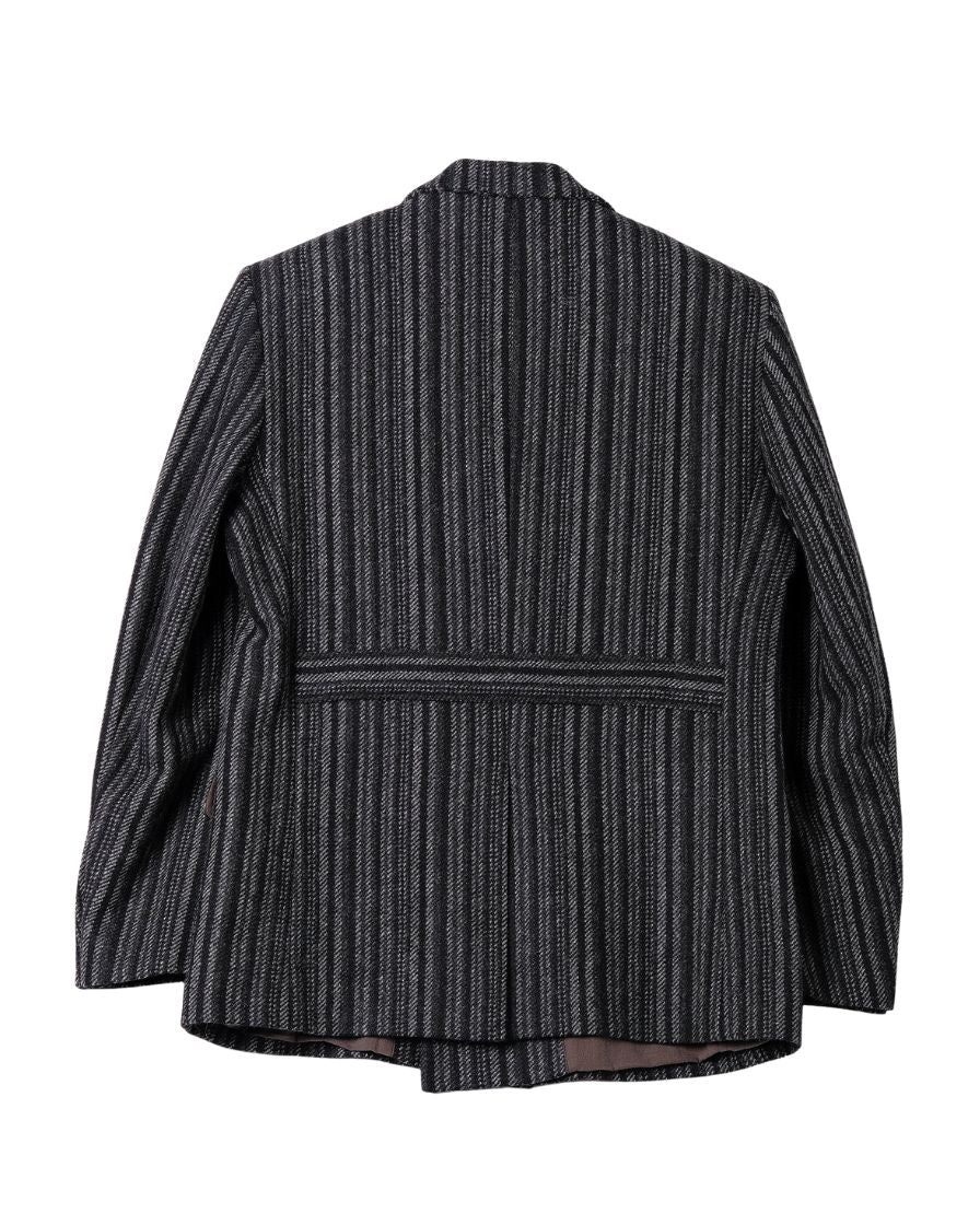 Striped Two-piece Suits Peak-Lapel Jacket - Image 5
