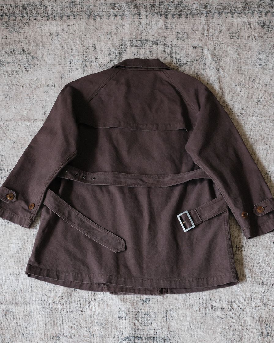 M38 Double Breasted Biker Overcoat - Image 12