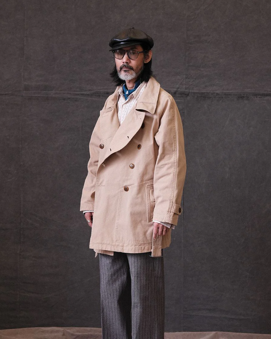 M38 Double Breasted Biker Overcoat - Image 3