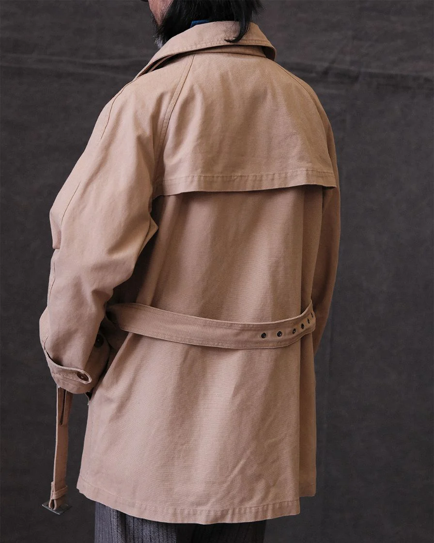 M38 Double Breasted Biker Overcoat - Image 4