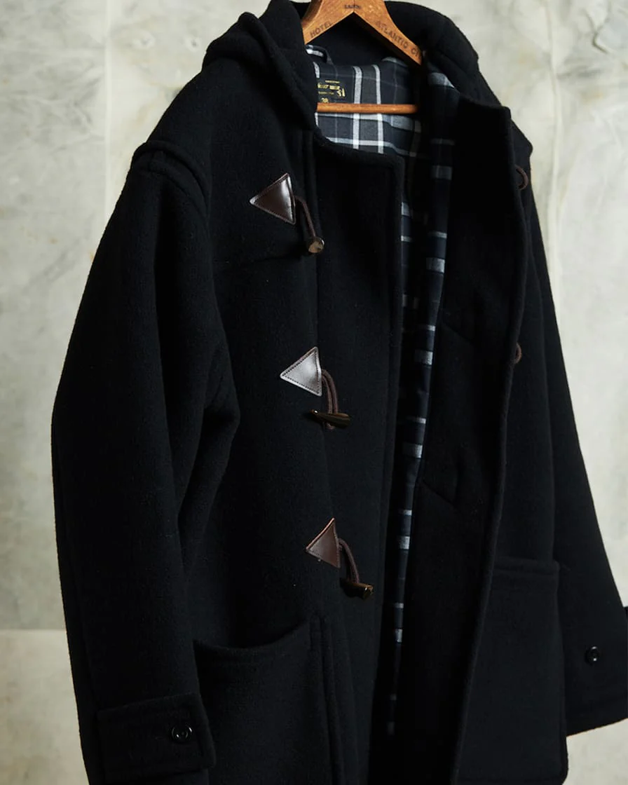 Melton Wool Duffle Coat - Image 15