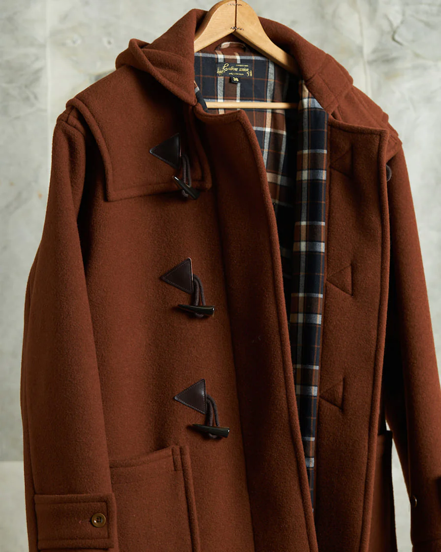 Melton Wool Duffle Coat - Image 16