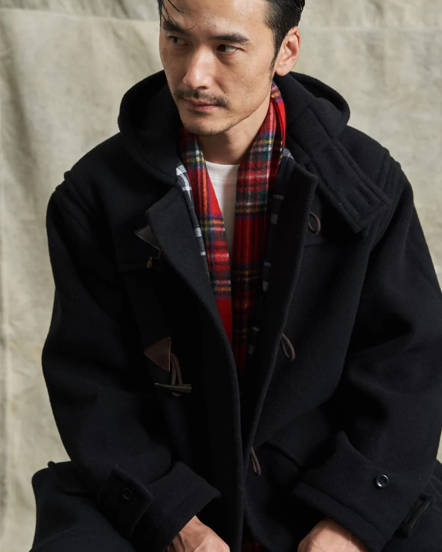 Melton Wool Duffle Coat - Image 5