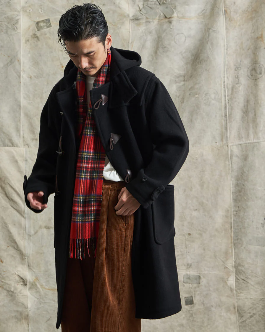 Melton Wool Duffle Coat - Image 7