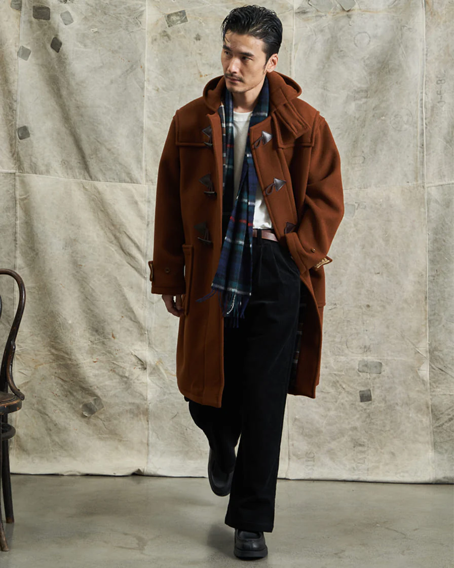Melton Wool Duffle Coat - Image 8
