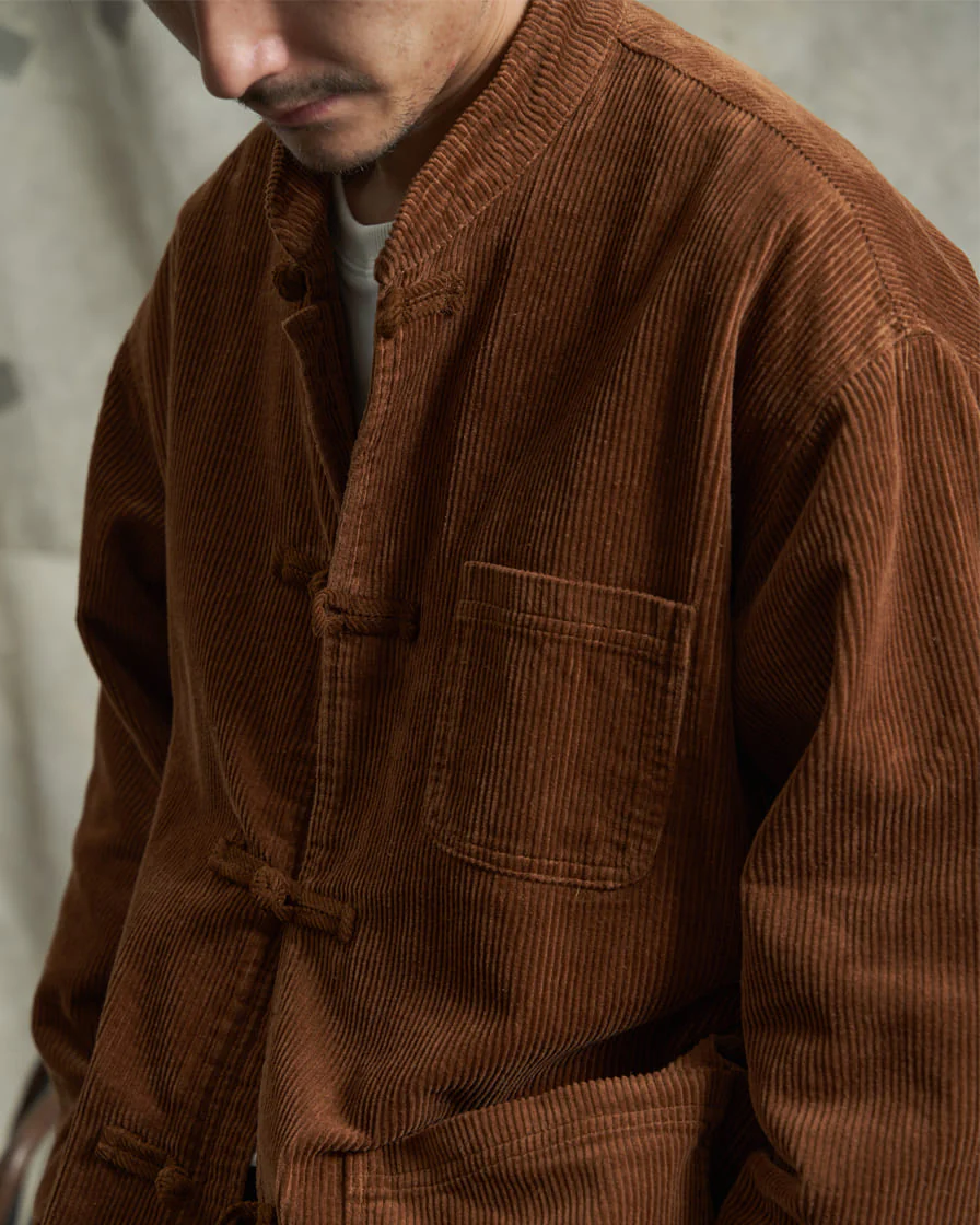 Monk Collar Chore Jacket - Image 5