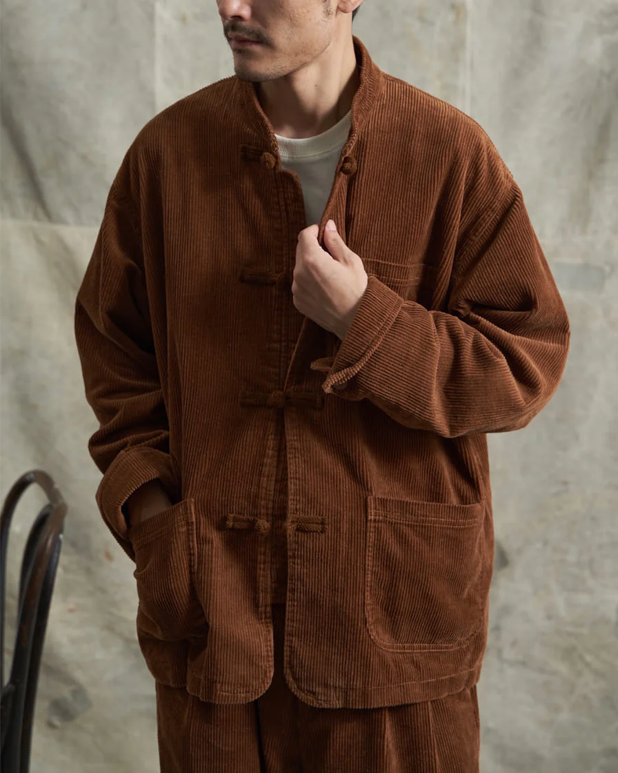 Monk Collar Chore Jacket - Image 6