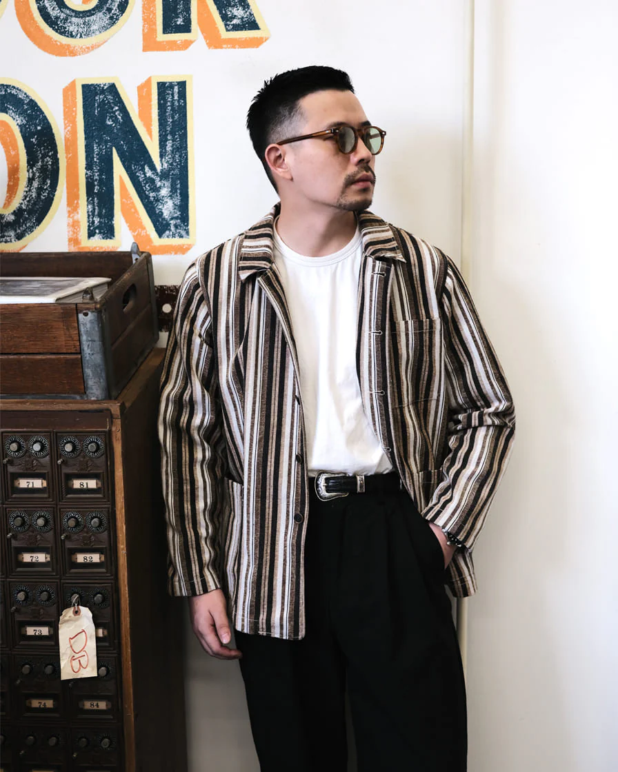 Multitrack Striped Chore Jacket - Image 3