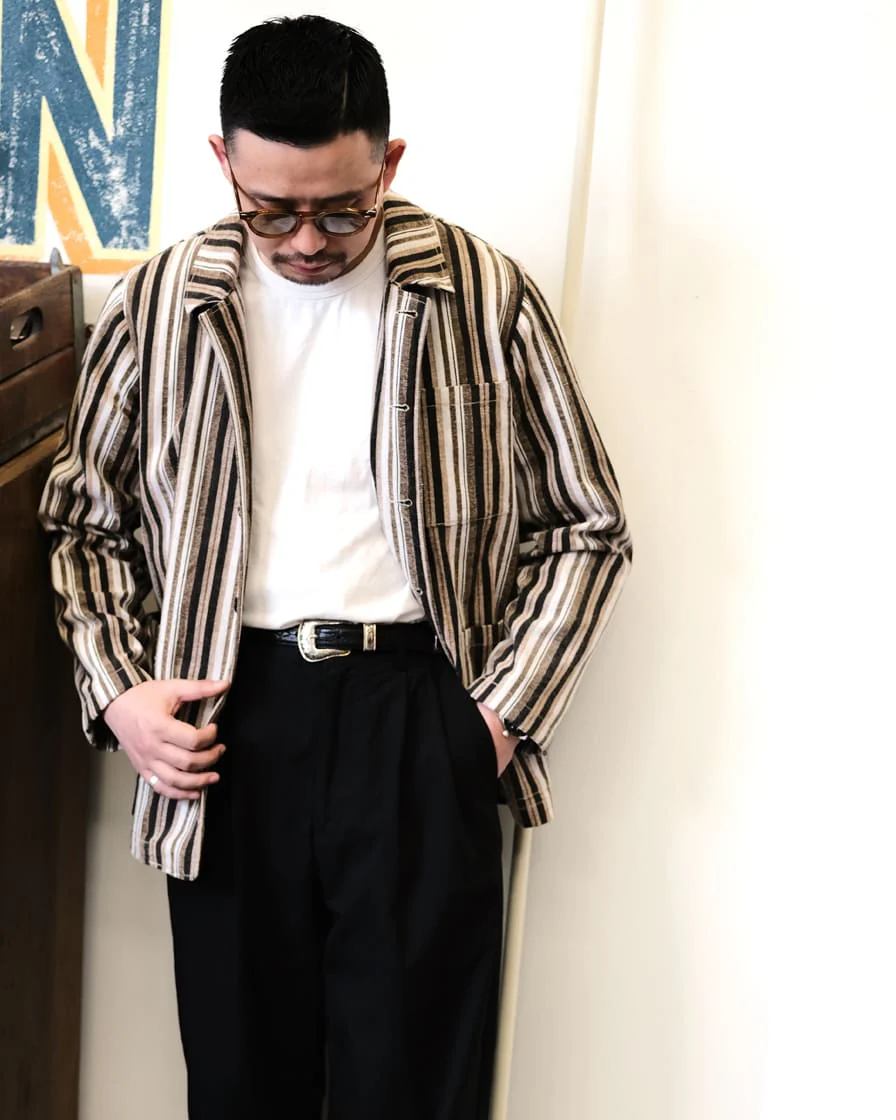 Multitrack Striped Chore Jacket - Image 4