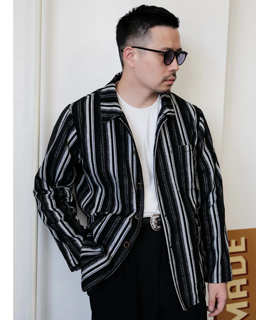 Multitrack Striped Chore Jacket - Image 5