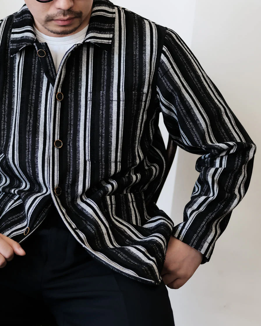 Multitrack Striped Chore Jacket - Image 7