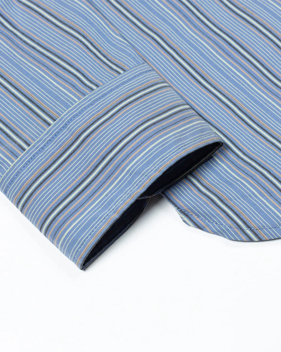 Multitrack-Striped Cotton Shirt - Image 12