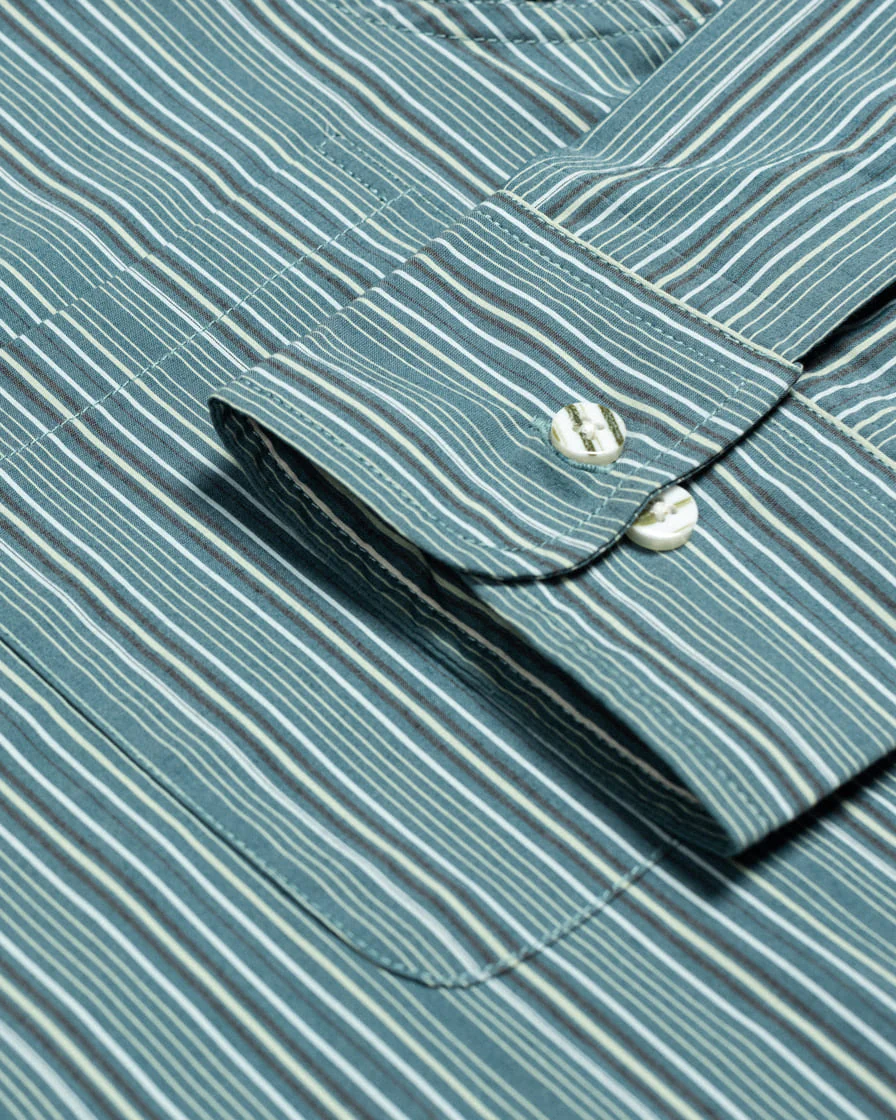 Multitrack-Striped Cotton Shirt - Image 18