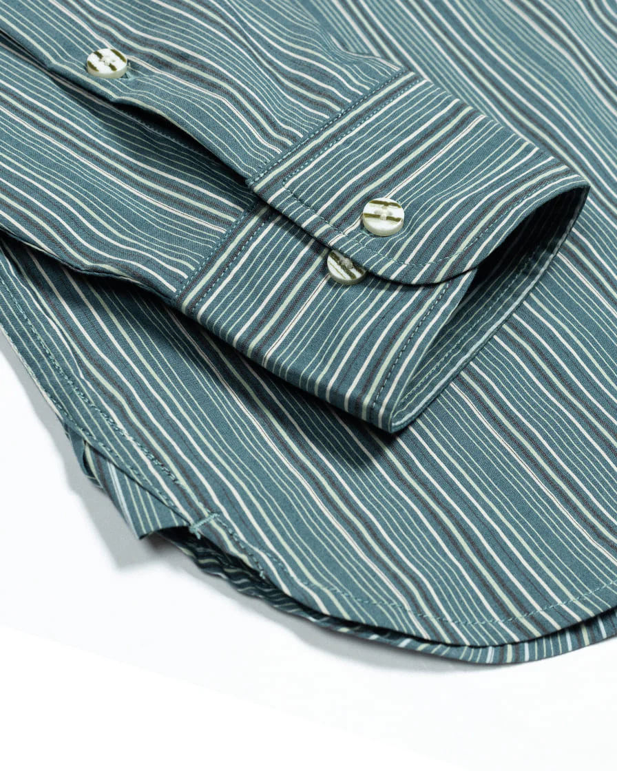 Multitrack-Striped Cotton Shirt - Image 19