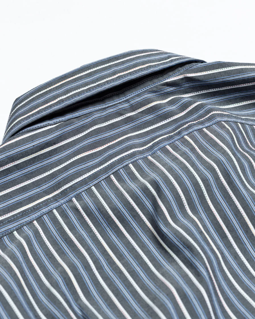 Multitrack-Striped Cotton Shirt - Image 22