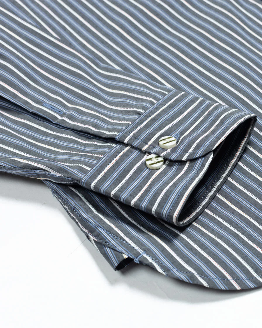 Multitrack-Striped Cotton Shirt - Image 23