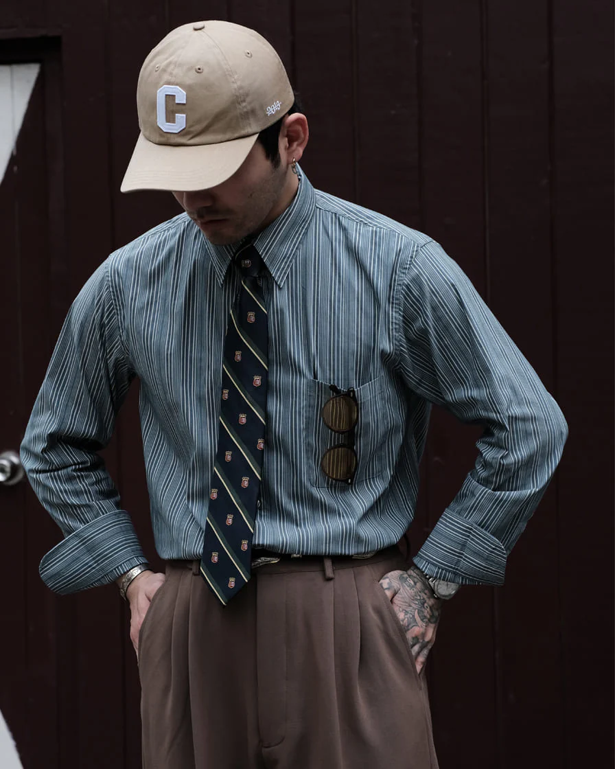 Multitrack-Striped Cotton Shirt - Image 4