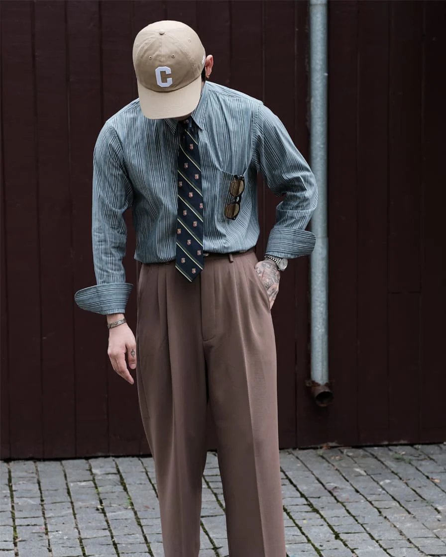 Multitrack-Striped Cotton Shirt - Image 6