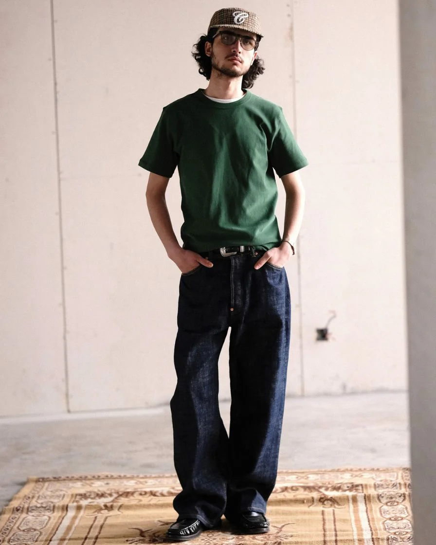 Napped Cotton T-shirt - Image 14