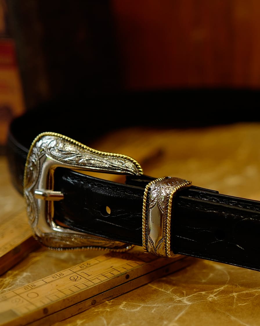 Nocona Leather Overlay Ranger Belt - Image 3