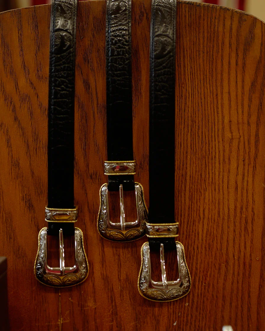 Nocona Leather Overlay Ranger Belt - Image 4