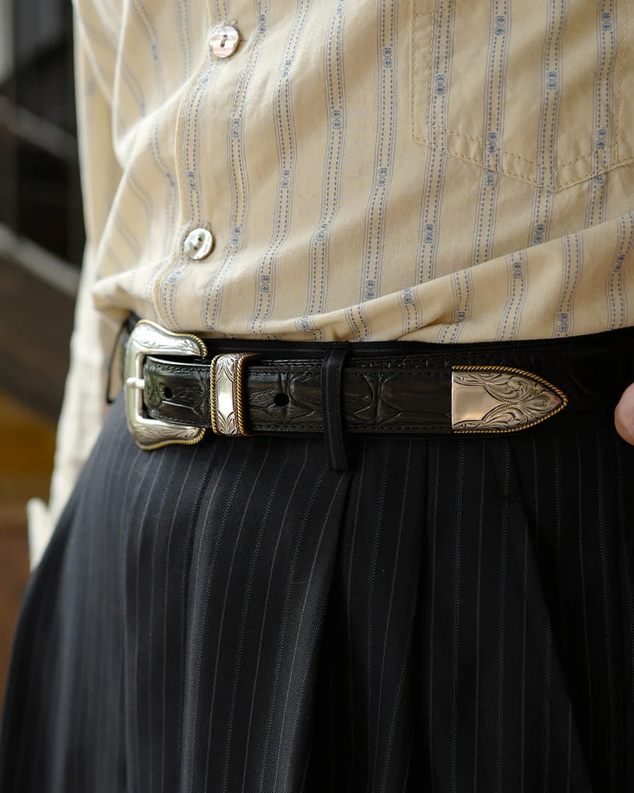 Nocona Leather Overlay Ranger Belt - Image 5