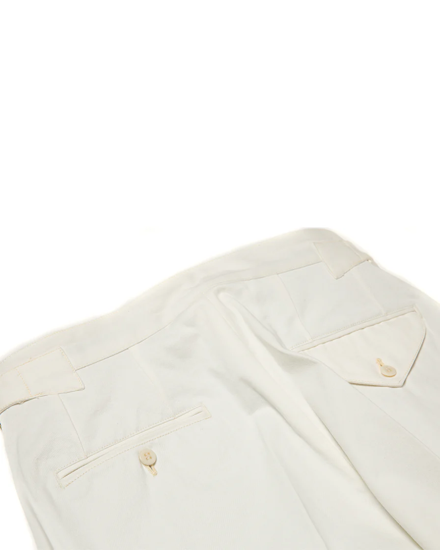 Off White Single Pleat Trousers - Image 6
