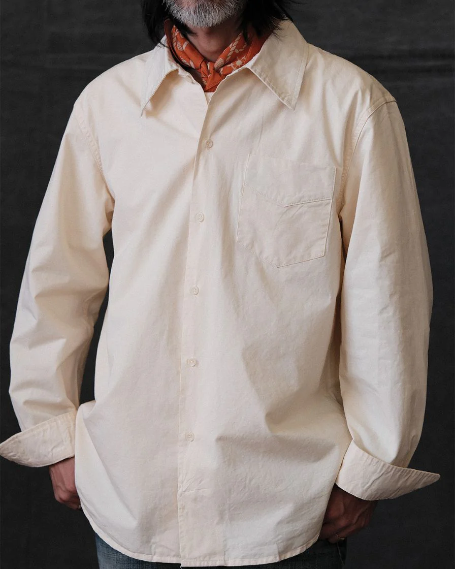 Off-White Washed Oxford Shirt - Image 2
