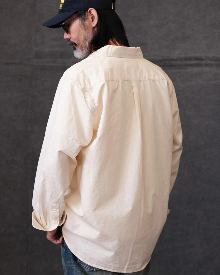 Off-White Washed Oxford Shirt - Image 3
