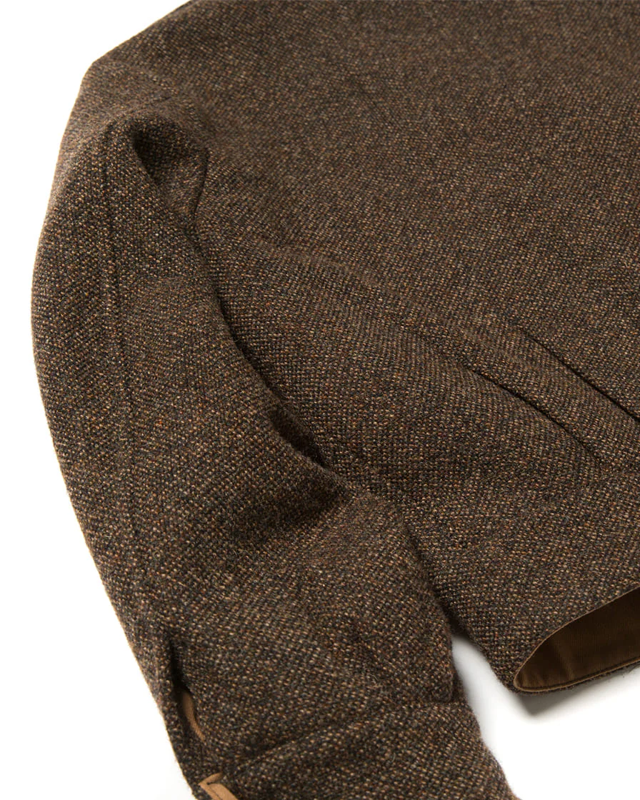 P49 Battledress Blouse Tweed Brown - Image 10