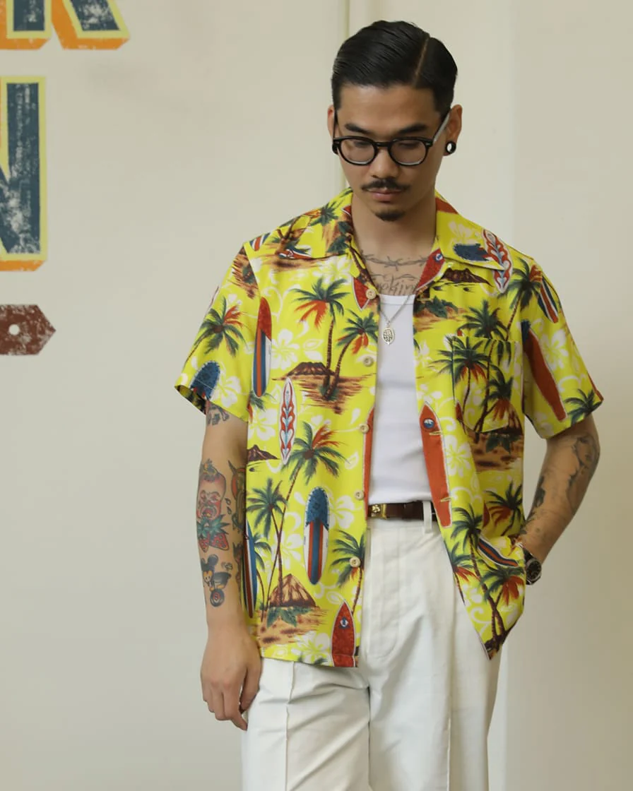 Palm Tree Hawaiian Shirt - Image 6