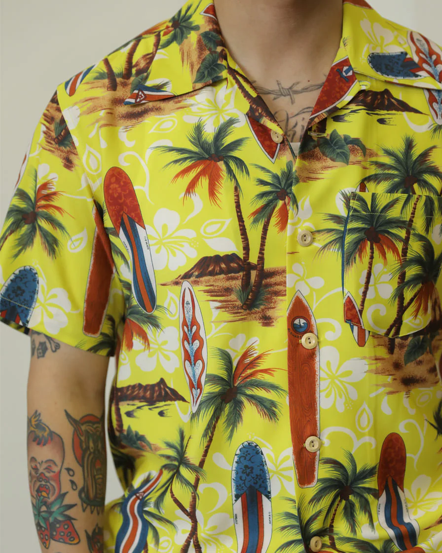 Palm Tree Hawaiian Shirt - Image 7