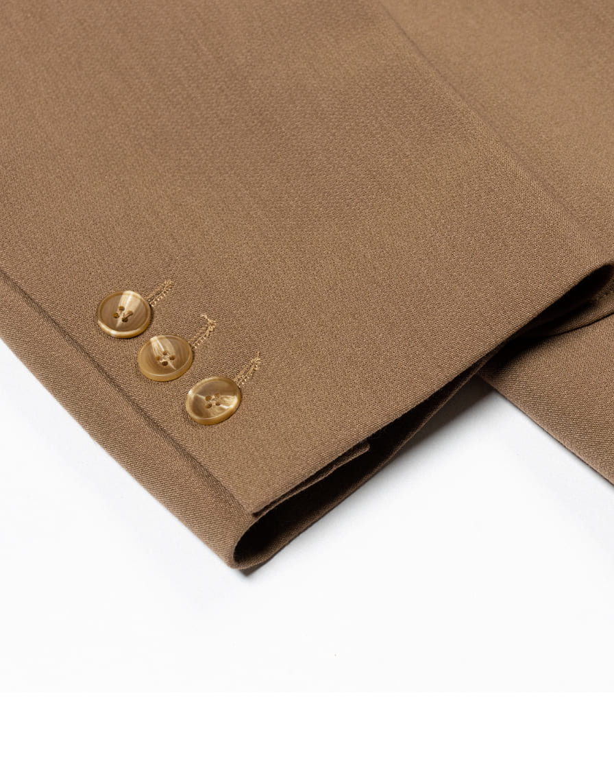 Peak Lapel Suit Jacket - Image 7