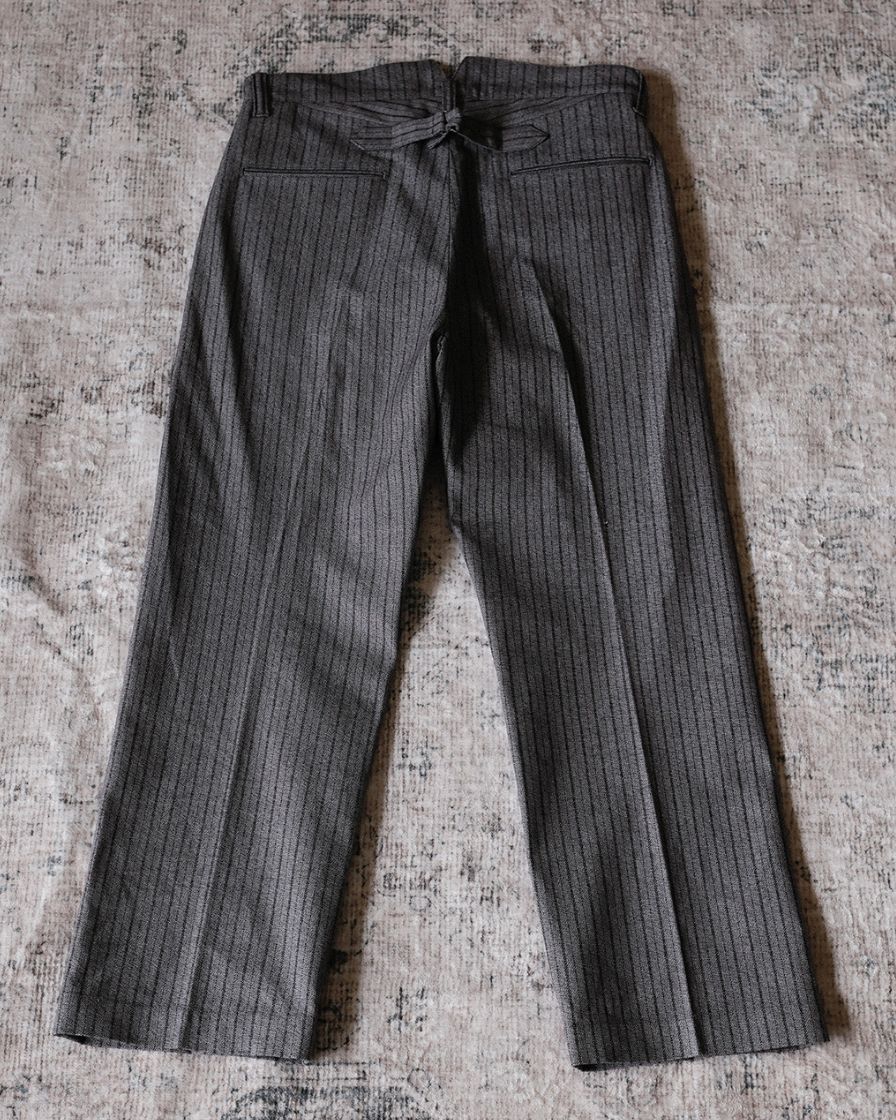 Pepper & Salt Striped Fishtail Trousers - Image 6