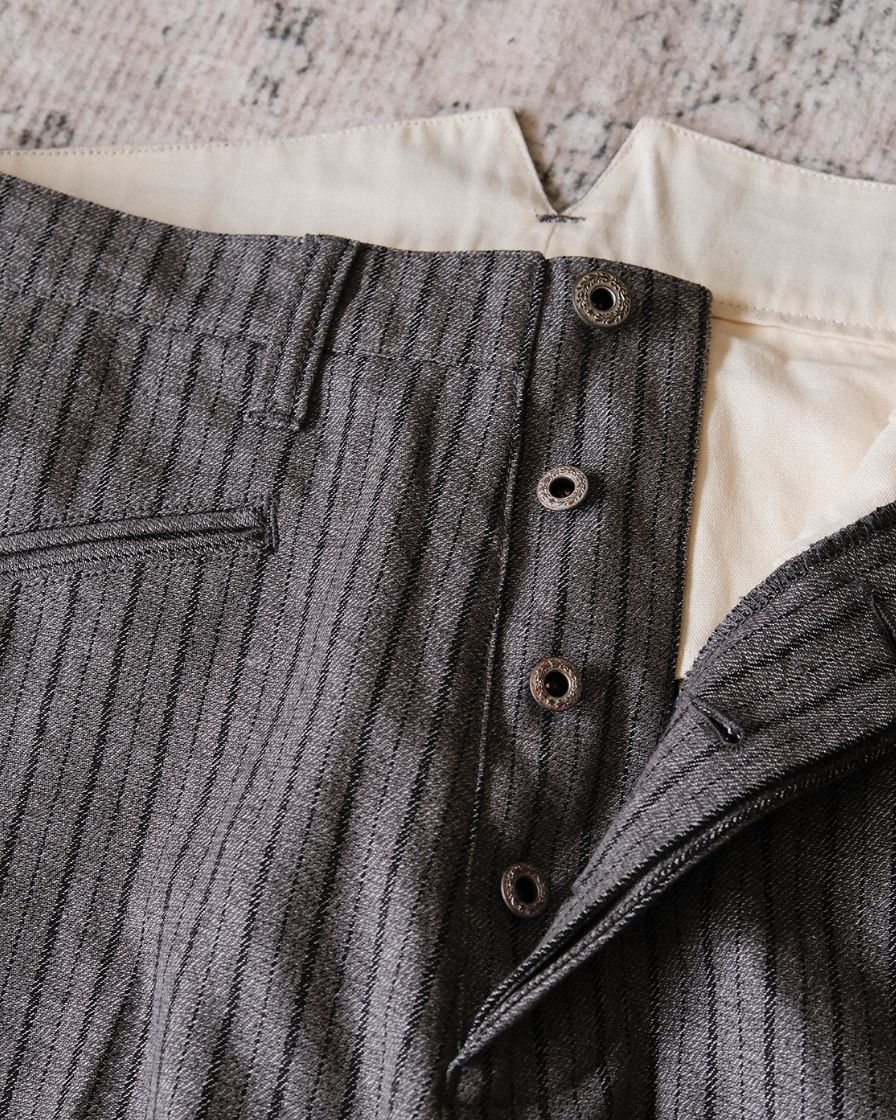 Pepper & Salt Striped Fishtail Trousers - Image 7