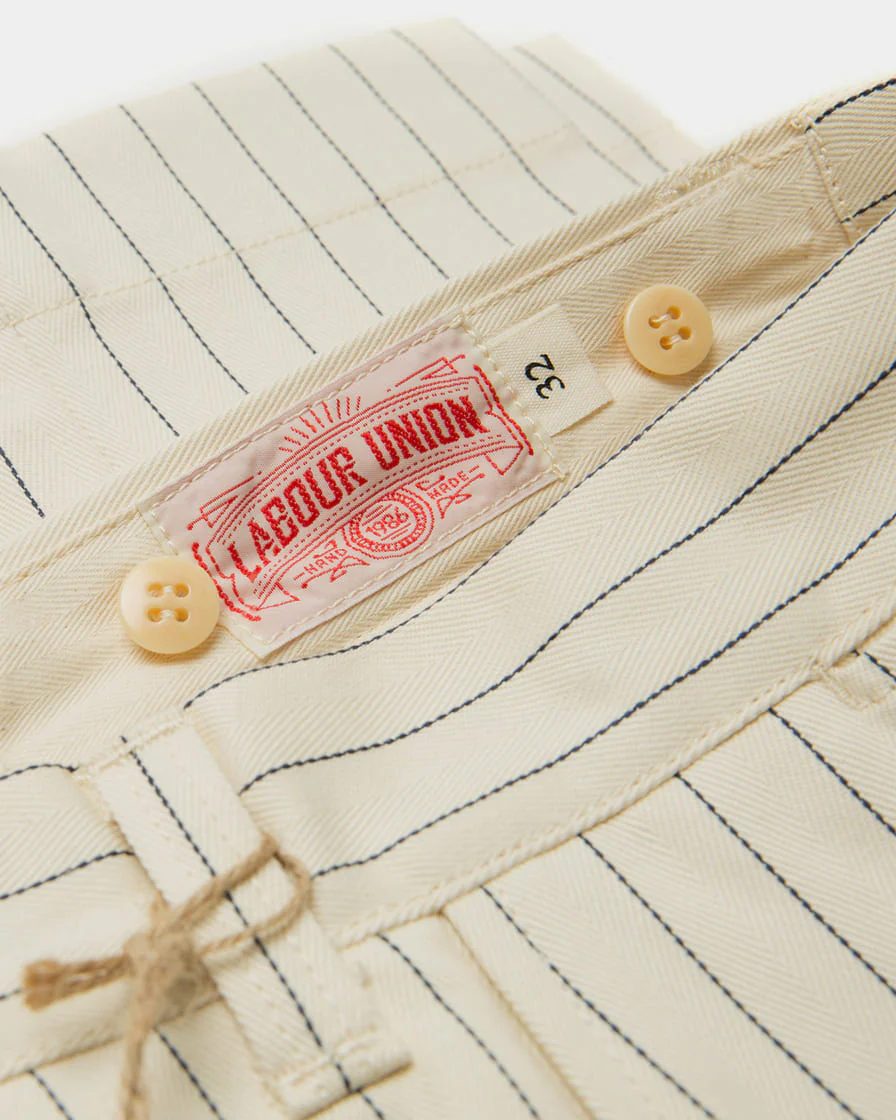 Pinstripe Wide Leg Jeans - Image 7