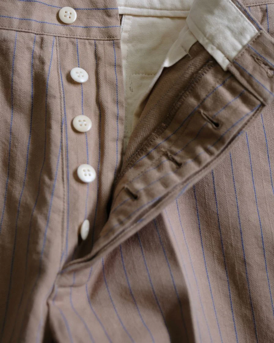 Pinstriped Straight-leg Pants - Image 17