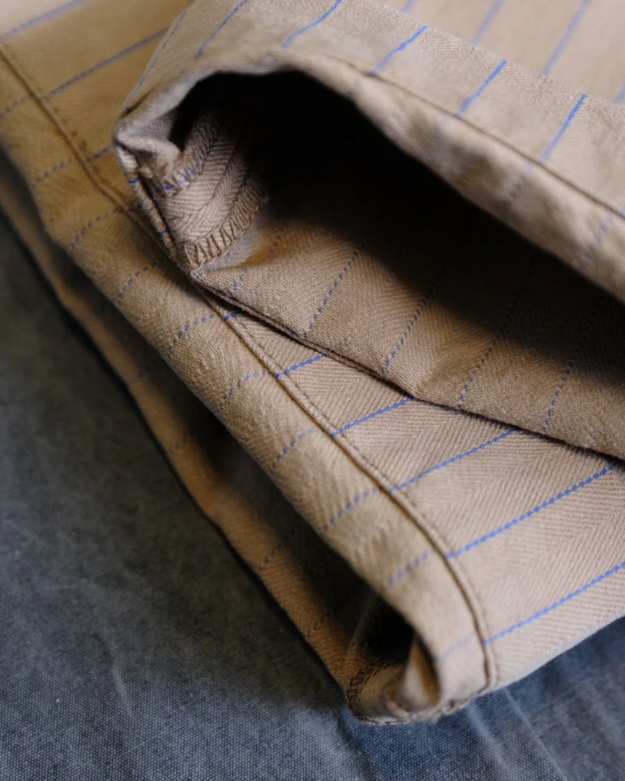 Pinstriped Straight-leg Pants - Image 19