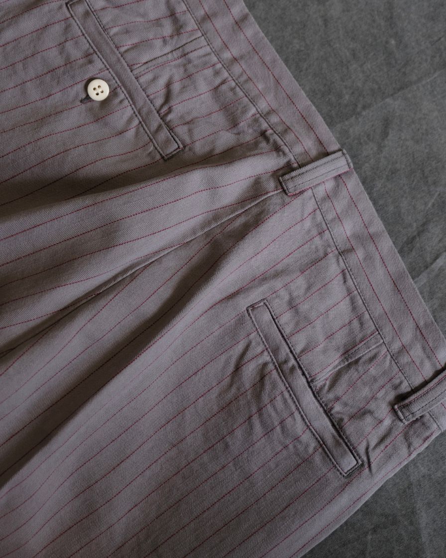 Pinstriped Straight-leg Pants - Image 28