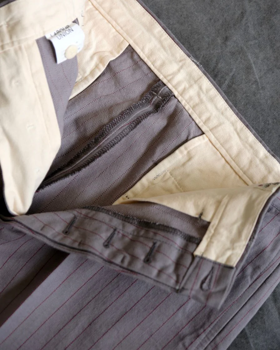 Pinstriped Straight-leg Pants - Image 29