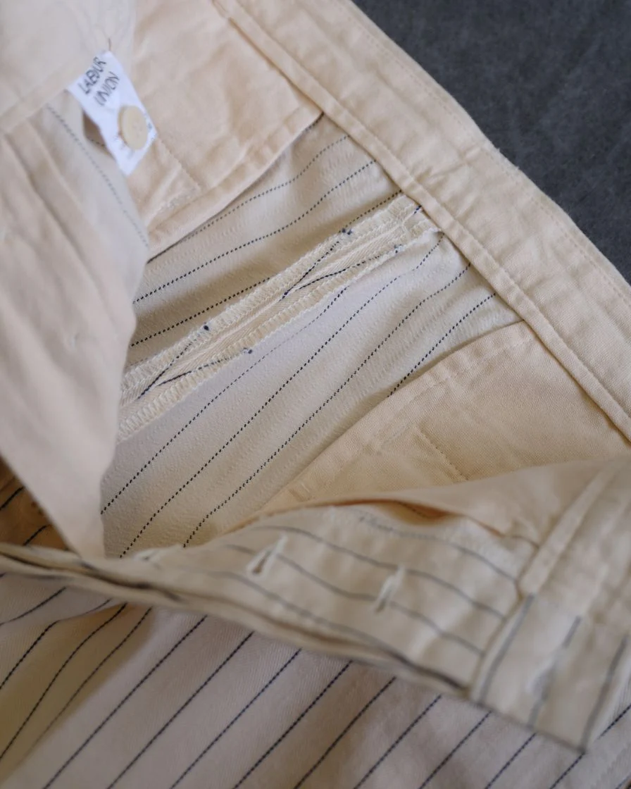 Pinstriped Straight-leg Pants - Image 8