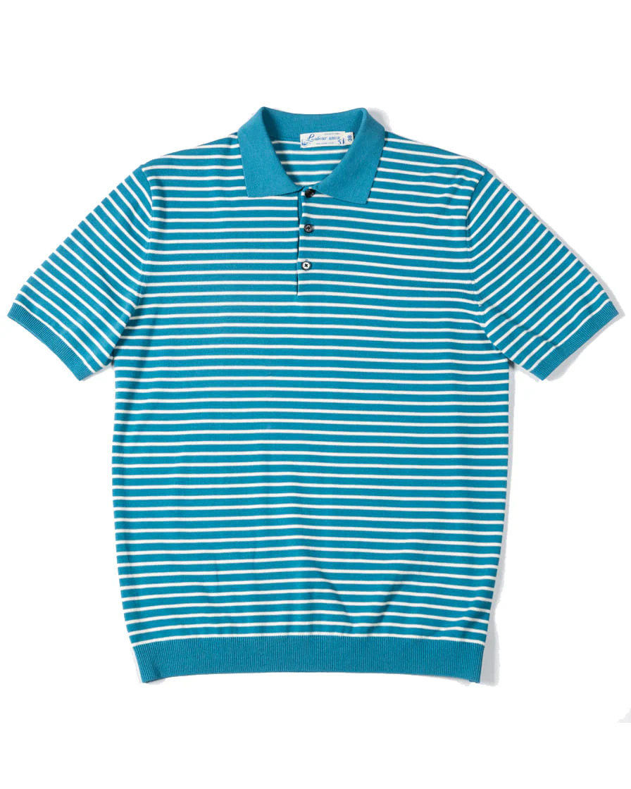 Pique Striped Polo Shirt - Image 12