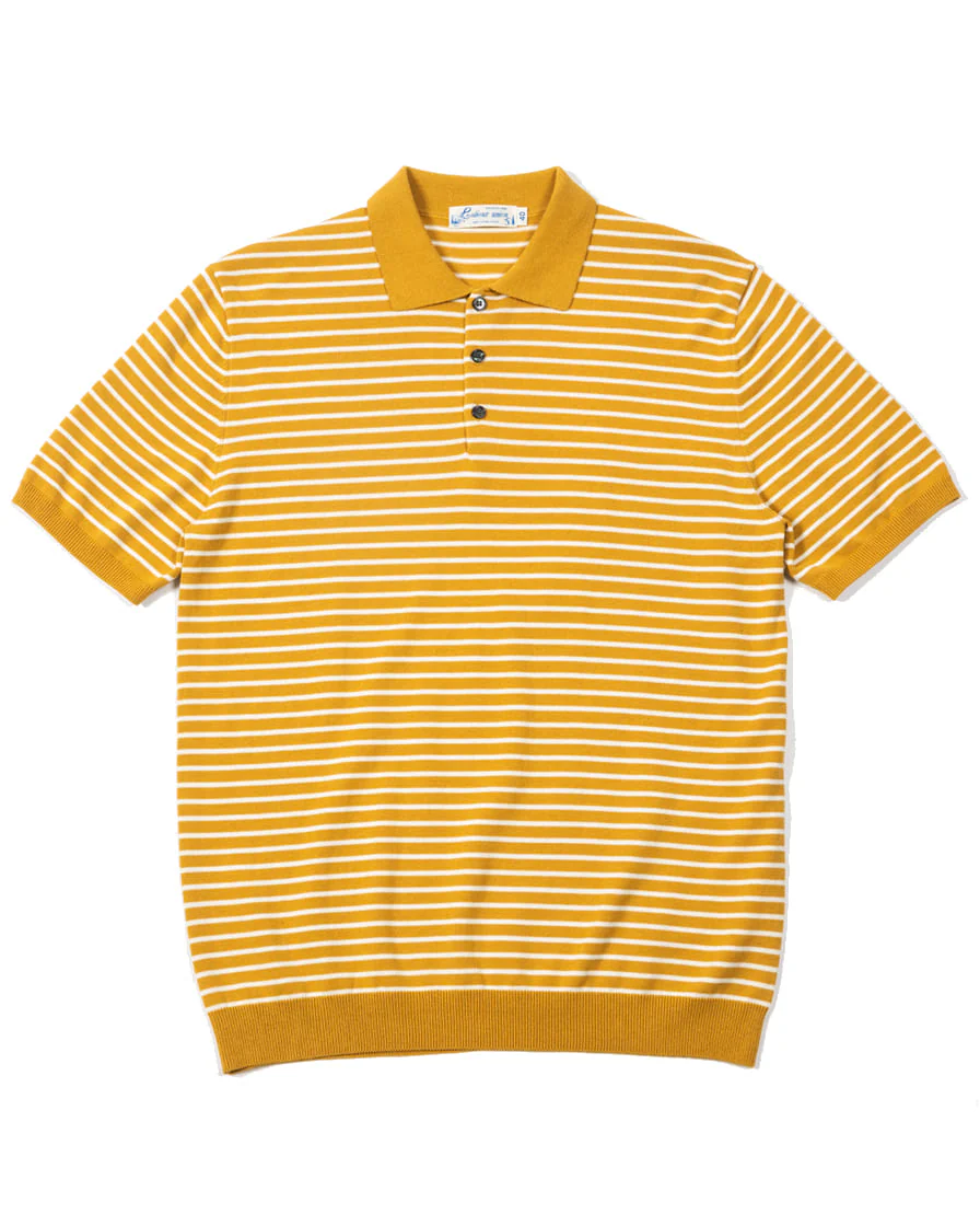 Pique Striped Polo Shirt - Image 5