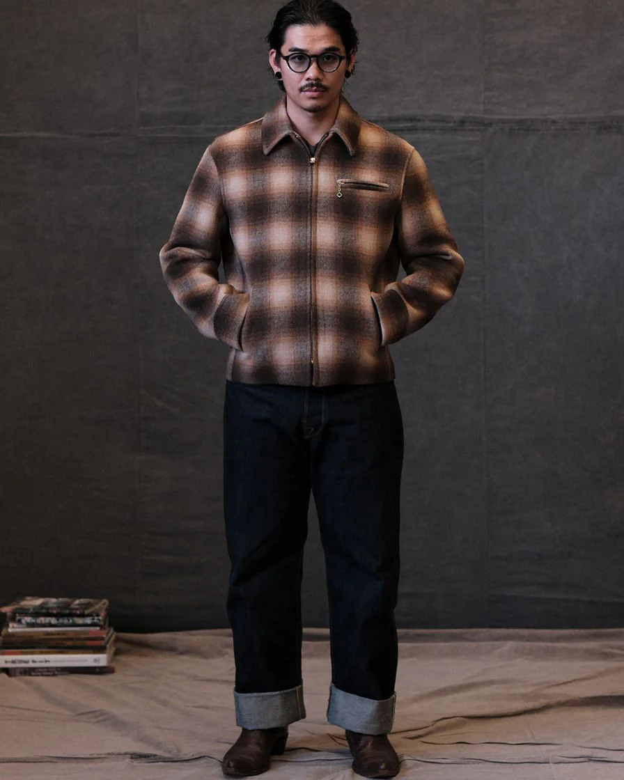 Plaided Tweed Field Sports Jacket 30's Replica - Image 3