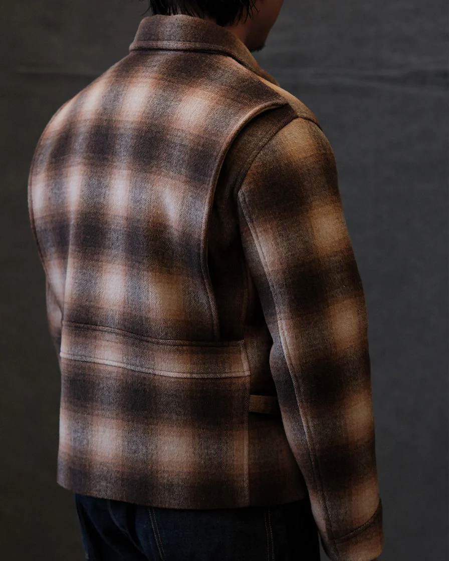 Plaided Tweed Field Sports Jacket 30's Replica - Image 5