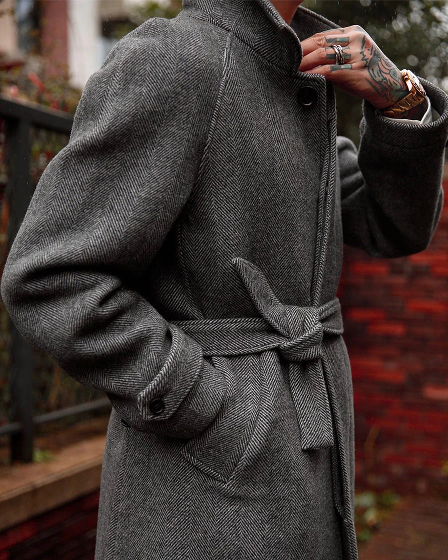 Chveron Polo Wrap Coat - Image 2