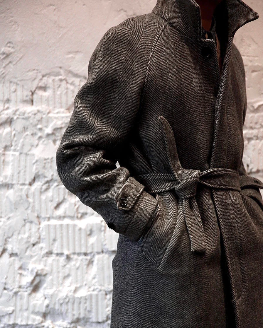 Chveron Polo Wrap Coat - Image 4