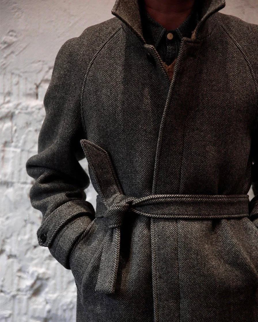 Chveron Polo Wrap Coat - Image 5