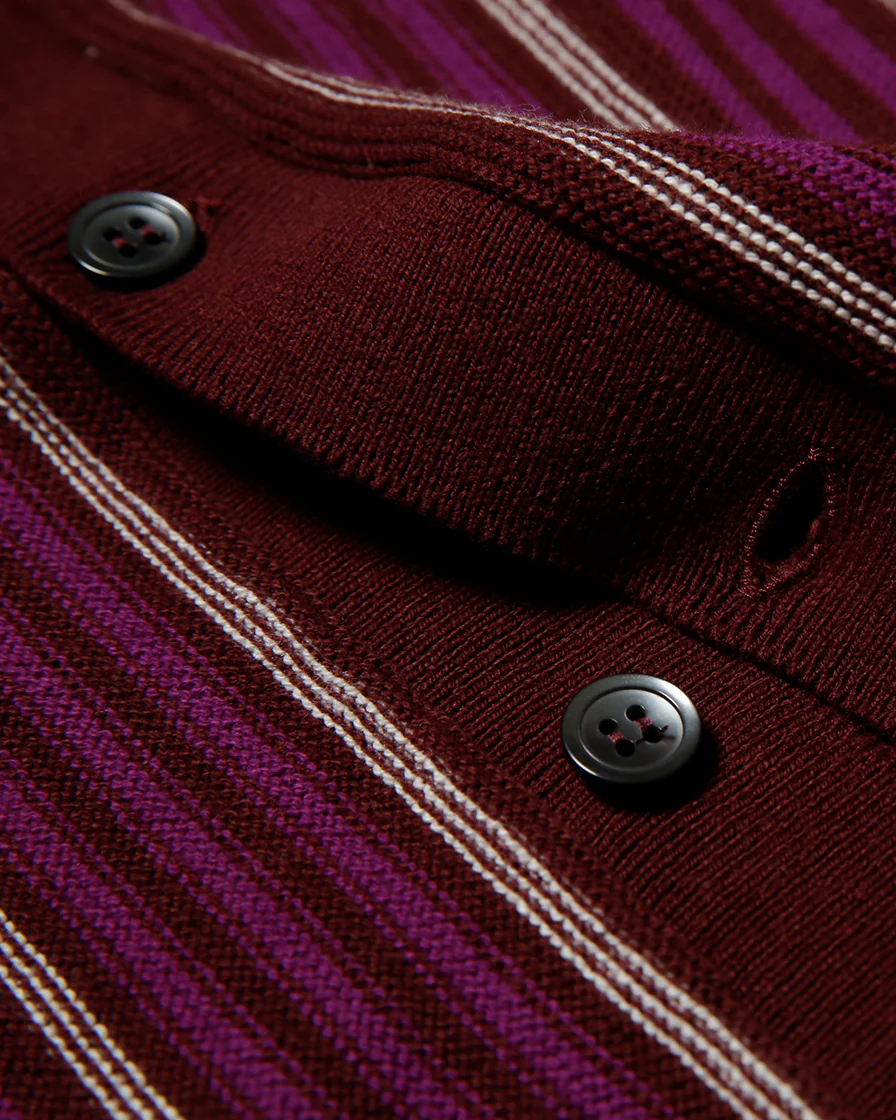 Purple Strip Knit Shirt - Image 7